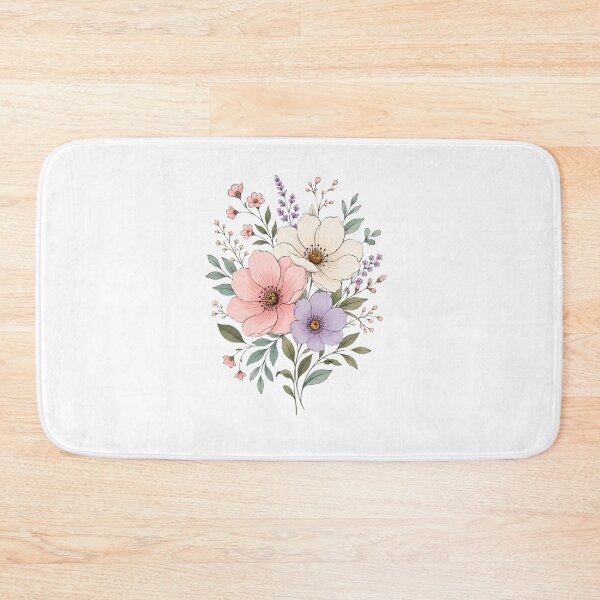 Item preview, Delicate Floral Bouquet In Soft Pastel Colors designed and sold by Good Day Design.