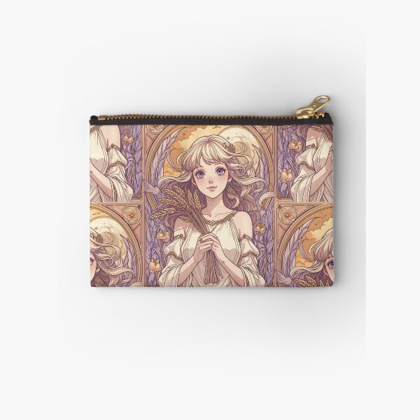 Item preview,  Virgo Zodiac Goddess Art Print – Celestial Anime Horoscope Wall Decor designed and sold by RSDigitalPrintDesign.
