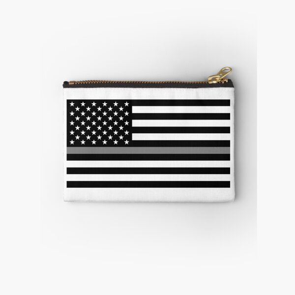 Item preview, Thin Gray Line Flag designed and sold by Solitary Confinement Mercantile Co..