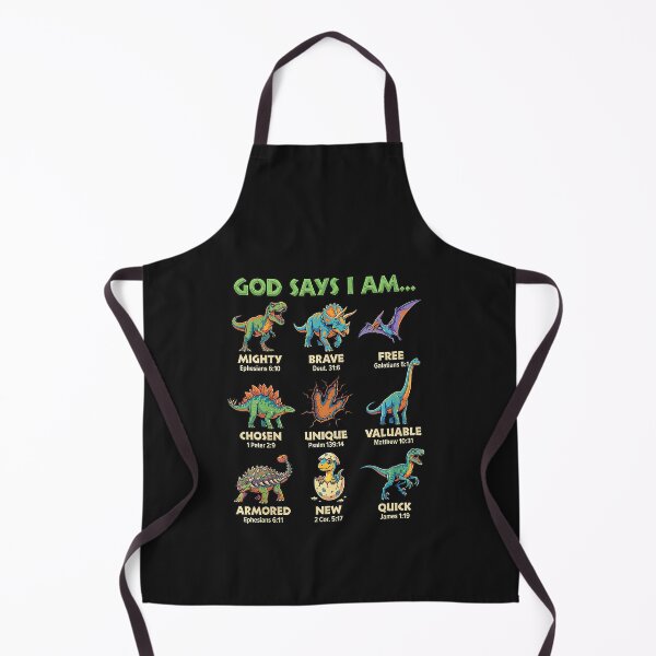 Item preview, God Says I Am Bible Verses Dinosaurs for Christian Boys designed and sold by FrankIsabel.
