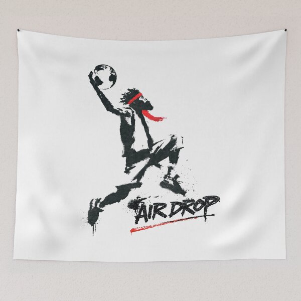Item preview, High Flying Basketball Slam Dunk Graphic Splatter designed and sold by EdvvinStudios.
