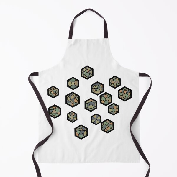 Item preview, Hexágonos estructurales abstractos: ilusión geométrica en vidrieras. designed and sold by Dzblack.