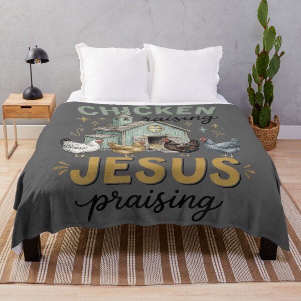 Item preview, Chicken Raising and Jesus Praising Shirt Religious Christian designed and sold by KristineLi.