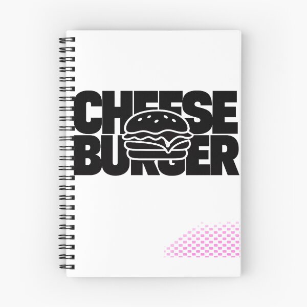 Item preview, Cheese Burger: Bold Minimalist Typography Black White Text Art designed and sold by irfanshikh.