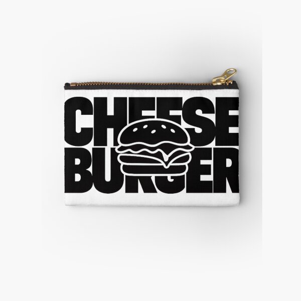 Item preview, Cheese Burger: Bold Minimalist Typography Black White Text Art designed and sold by irfanshikh.