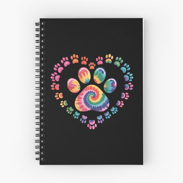 Item preview, Tie Dye Paw Print Heart Dog Lover Pet Owner designed and sold by OlyvieArt.