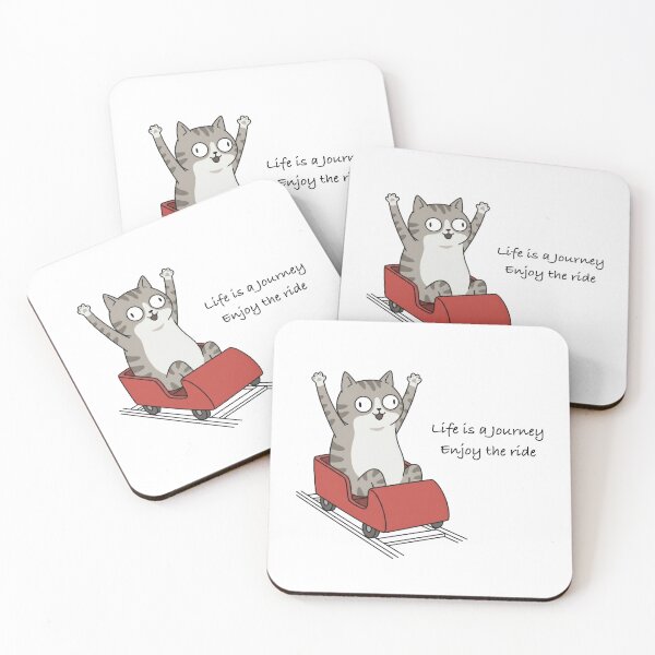 Item preview, Weird Funny Cat : Enjoy the ride designed and sold by Woketoon.