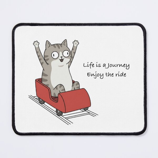 Item preview, Weird Funny Cat : Enjoy the ride designed and sold by Woketoon.