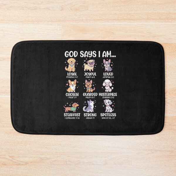 Item preview, God Says I Am Bible Verses for Christian Dog Lover designed and sold by FrankIsabel.