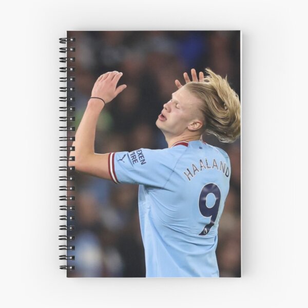 Item preview, Erling Haaland Flipping Hair Soccer Football Graphic designed and sold by trashgirl99.