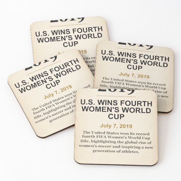 Item preview, America 250 | U.S. Wins Fourth Women's World Cup | 2019 designed and sold by ariksworld.