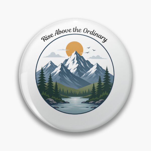 Item preview, Rise Above The Ordinary Inspirational Mountain Landscape designed and sold by Good Day Design.