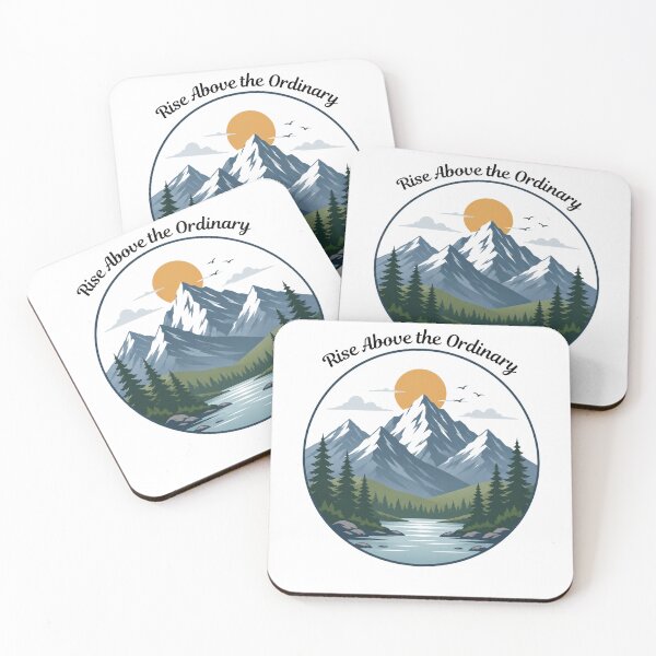 Item preview, Rise Above The Ordinary Inspirational Mountain Landscape designed and sold by Good Day Design.