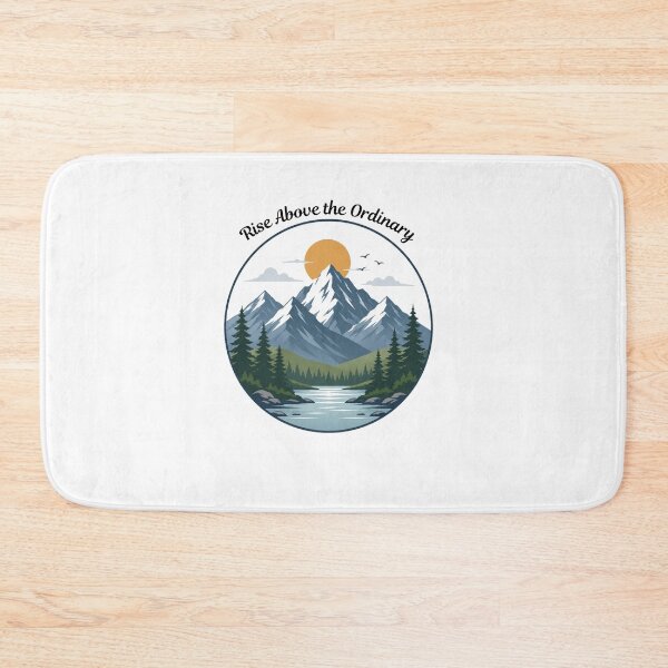 Item preview, Rise Above The Ordinary Inspirational Mountain Landscape designed and sold by Good Day Design.