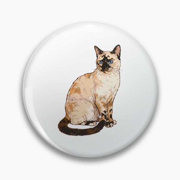 Item preview, Tortie Point Siamese Cat Elegant Portrait designed and sold by BilkaCreations.