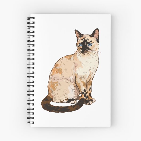 Item preview, Tortie Point Siamese Cat Elegant Portrait designed and sold by BilkaCreations.