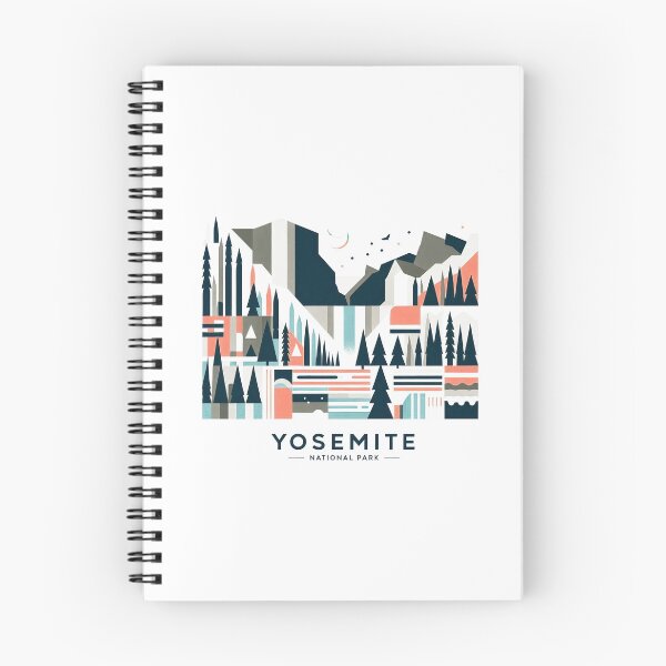 Item preview, Yosemite National Park Travel Poster - Abstract California Valley Mountain Art designed and sold by OzzFrequency.