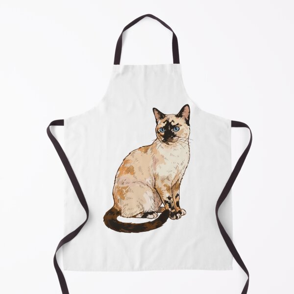Item preview, Tortie Point Siamese Cat Elegant Portrait designed and sold by BilkaCreations.