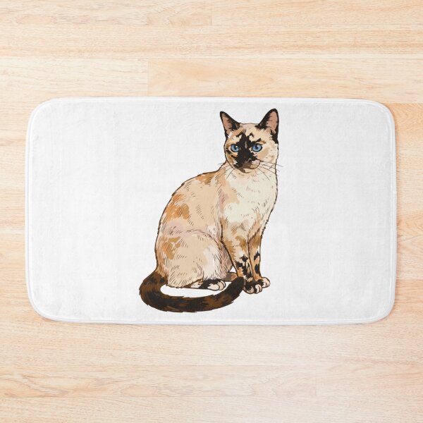 Item preview, Tortie Point Siamese Cat Elegant Portrait designed and sold by BilkaCreations.