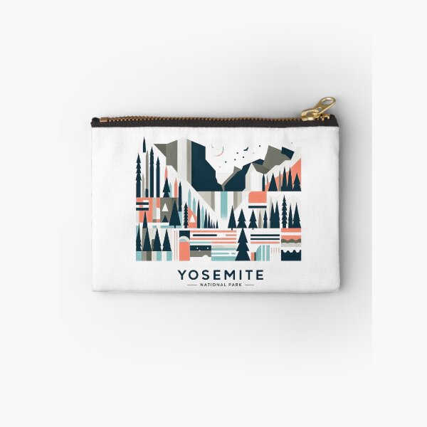 Item preview, Yosemite National Park Travel Poster - Abstract California Valley Mountain Art designed and sold by OzzFrequency.