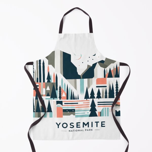 Item preview, Yosemite National Park Travel Poster - Abstract California Valley Mountain Art designed and sold by OzzFrequency.