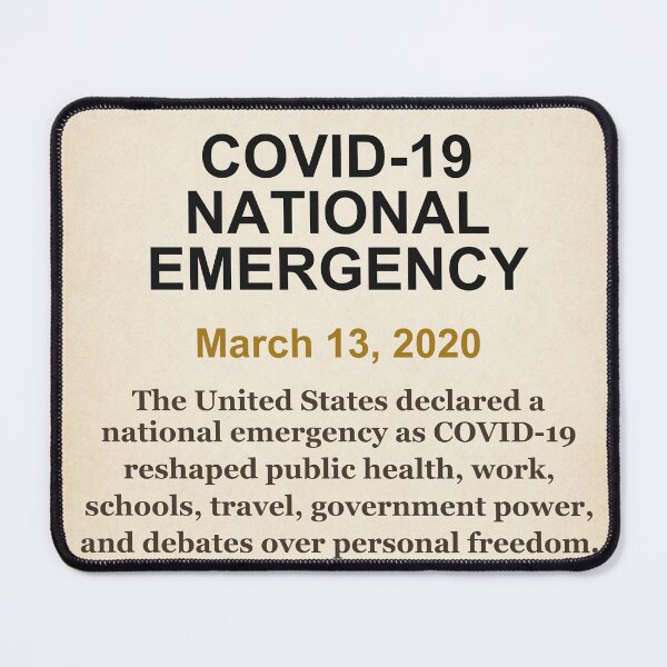 Item preview, America 250 | Covid-19 National Emergency | 2020 designed and sold by ariksworld.