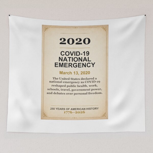 Item preview, America 250 | Covid-19 National Emergency | 2020 designed and sold by ariksworld.
