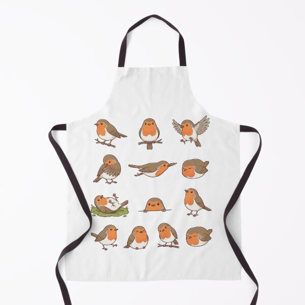 Item preview, Cute European Robin Bird Activities Sticker Pack Sheet designed and sold by Rehnair.