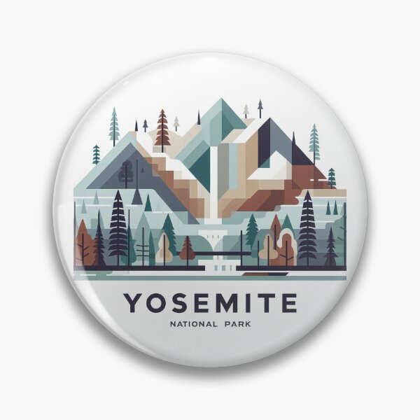 Item preview, Yosemite National Park Travel Poster - Abstract California Valley Mountain Art designed and sold by OzzFrequency.