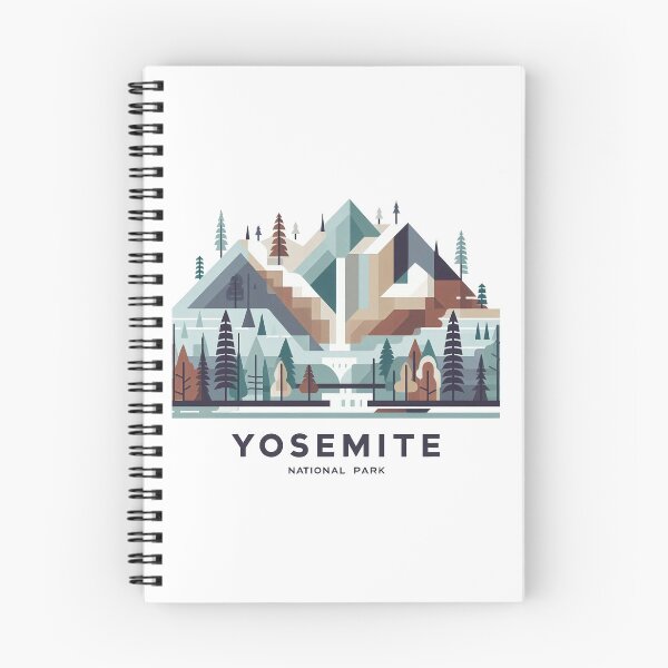 Item preview, Yosemite National Park Travel Poster - Abstract California Valley Mountain Art designed and sold by OzzFrequency.