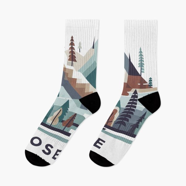 Item preview, Yosemite National Park Travel Poster - Abstract California Valley Mountain Art designed and sold by OzzFrequency.