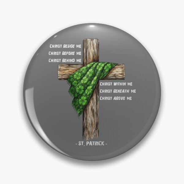 Item preview, Christ Before Me St Patrick Christian Cross Prayer designed and sold by KristineLi.
