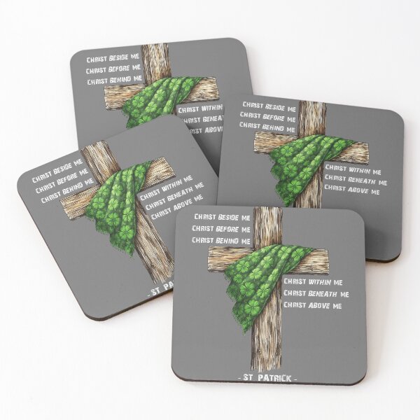 Item preview, Christ Before Me St Patrick Christian Cross Prayer designed and sold by KristineLi.