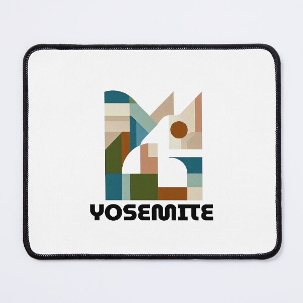 Item preview, Yosemite National Park Travel Poster - Abstract California Valley Mountain Art designed and sold by OzzFrequency.