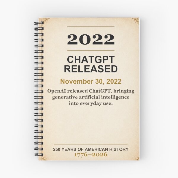 Item preview, America 250 | ChatGPT Released | 2022 designed and sold by ariksworld.