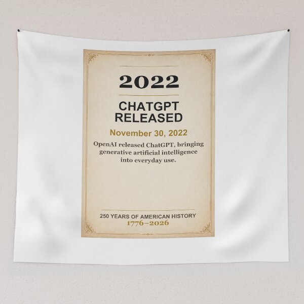 Item preview, America 250 | ChatGPT Released | 2022 designed and sold by ariksworld.