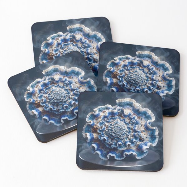 Item preview, Fibonacci Spiral in Smoky Blue designed and sold by Vicky Brago-Mitchell®.