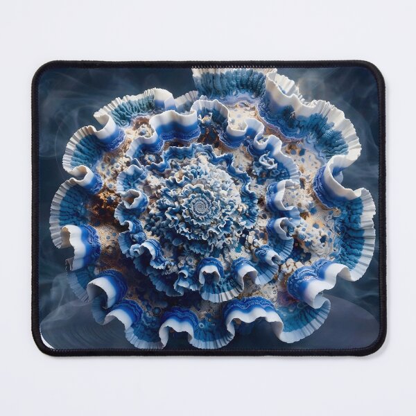 Item preview, Fibonacci Spiral in Smoky Blue designed and sold by Vicky Brago-Mitchell®.