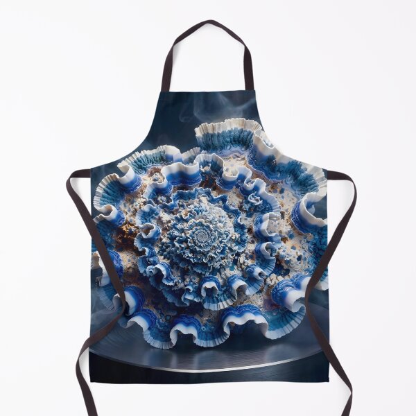 Artikelvorschau, Fibonacci-Spirale in Rauchblau entworfen und verkauft von Vicky Brago-Mitchell®.