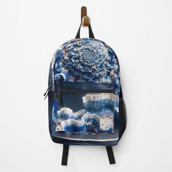 Item preview, Fibonacci Spiral in Smoky Blue designed and sold by Vicky Brago-Mitchell®.