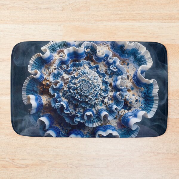 Item preview, Fibonacci Spiral in Smoky Blue designed and sold by Vicky Brago-Mitchell®.