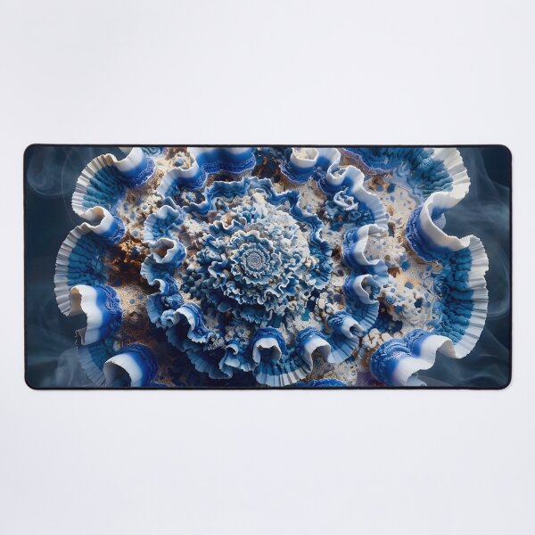 Item preview, Fibonacci Spiral in Smoky Blue designed and sold by Vicky Brago-Mitchell®.