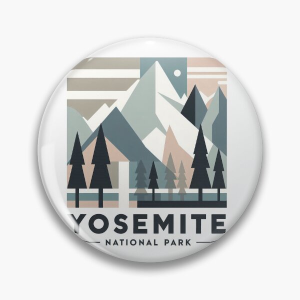 Item preview, Yosemite National Park Travel Poster - Abstract California Valley Mountain Art designed and sold by OzzFrequency.