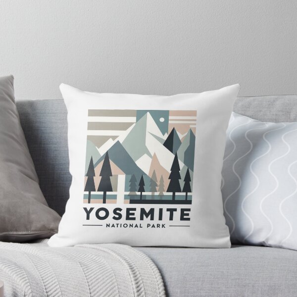 Item preview, Yosemite National Park Travel Poster - Abstract California Valley Mountain Art designed and sold by OzzFrequency.