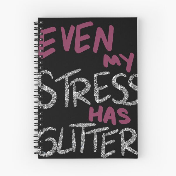 Item preview, Even My Stress Has Glitter Funny Sarcastic Quote with Glam Typography for Busy Women, Introverts, and Glitter Lovers designed and sold by Huddy-clothes.