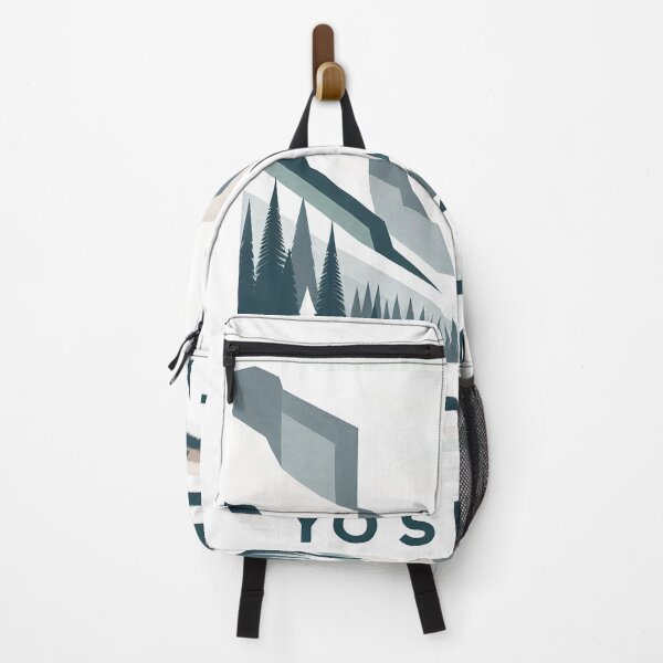 Item preview, Yosemite National Park Travel Poster - Abstract California Valley Mountain Art designed and sold by OzzFrequency.