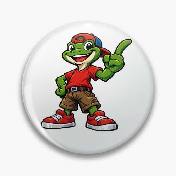 Item preview, Street Style Frog Character Sticker | Cool Urban Mascot Design designed and sold by singhworldcr.