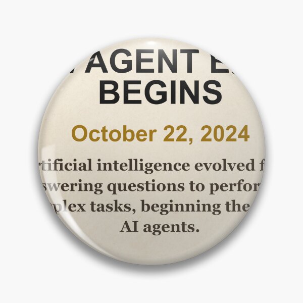 Item preview, America 250 | AI Agent Era Begins | 2024 designed and sold by ariksworld.