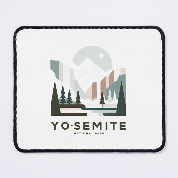 Item preview, Copy of Yosemite National Park Travel Poster - Abstract California Valley Mountain Art designed and sold by OzzFrequency.