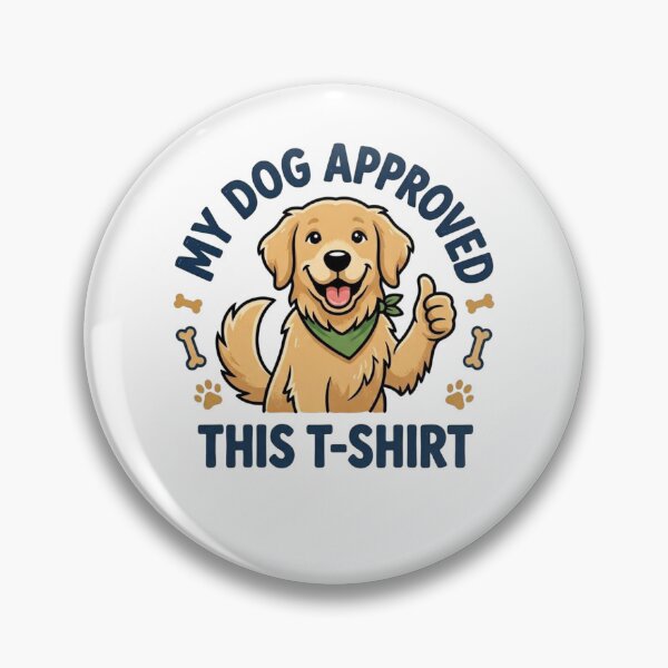 Item preview, Golden Retriever Dog Approved Cute Golden Retriever Funny Dog Lover Gift Thumbs Up Dog Graphic designed and sold by Clean Print Goods.